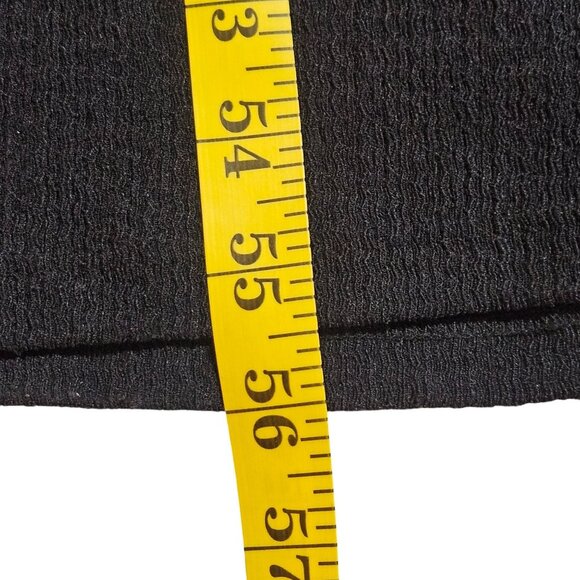 Anthropologie Black Textured Bell Sleeve Jumpsuit - Picture 14 of 14